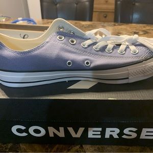 Indigo blue converse
